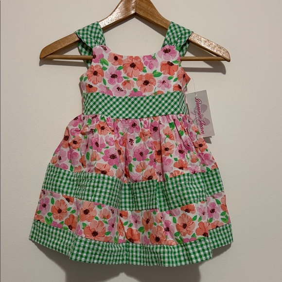 green emerald velvet dress Pinch Pink/Green Polka Dot Tiered Mini Dress – J. Spencer